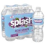 Splash Refresher Acai Grape Water - Pack of 6