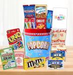 Game Night Snack Basket in Popcorn Tin