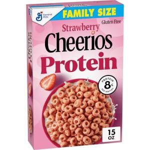 Cheerios Protein Cereal, Strawberry, 15 oz