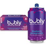 bubly Blueberry Pomegranate Sparkling Water, 8-Pack
