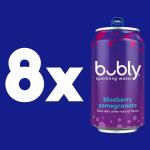 bubly Blueberry Pomegranate Sparkling Water, 8-Pack