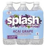 Splash Refresher Acai Grape Water - Pack of 6
