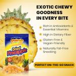 Dried Pineapple Chunks - Sweet & Chewy Snacks