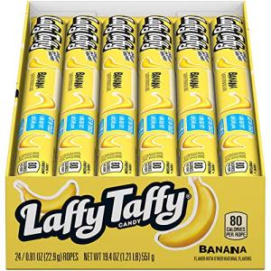Banana Laffy Taffy Rope Candy - 24 Pack