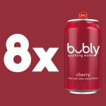 bubly Cherry Sparkling Water, Zero Sugar, 8-Pack