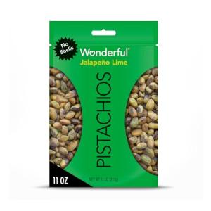 Jalapeño Lime No Shell Pistachios, 11 oz
