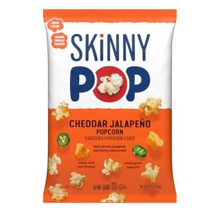 Cheddar Jalapeño SkinnyPop Popcorn Snack, 4.4oz