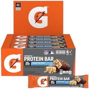 Gatorade Cookies & Crème Protein Bars – 12 Pack
