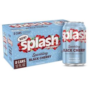 Black Cherry Sparkling Water - 8-Pack Cans