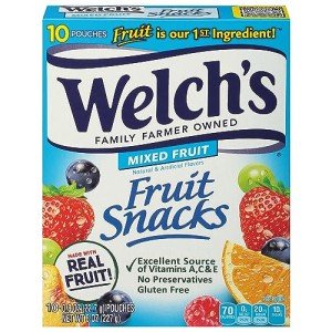 Welch's Mixed Fruit Snacks Pouches, 8 Ounce