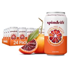 Blood Orange Tangerine Sparkling Water - 24 Cans