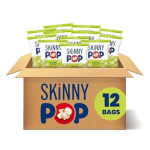 SkinnyPop Original Dairy-Free Popcorn, 12 Bags
