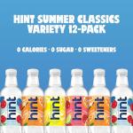 Hint Summer Classics Fruit-Infused Bottled Water Pack