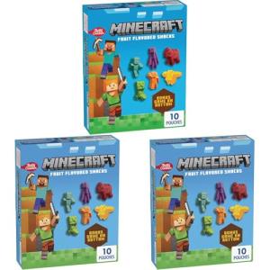 Betty Crocker Minecraft Fruit Snacks - 10 Count