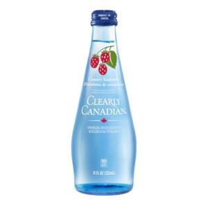 Clearly Canadian Raspberry Sparkling Water, 11 Fl Oz