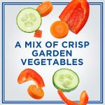 Multigrain Bagel Chips with Veggie Cream Cheese Dip