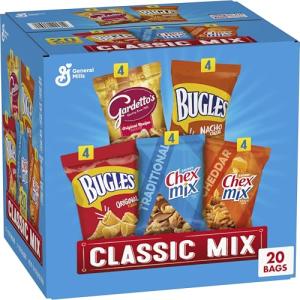 Gamer's Snack Variety Pack: Bugles, Gardetto's & Chex Mix