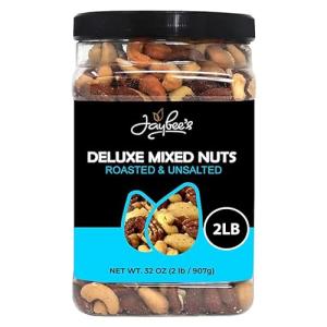 Jaybee’s Unsalted Mixed Nuts 32 oz Snack Mix