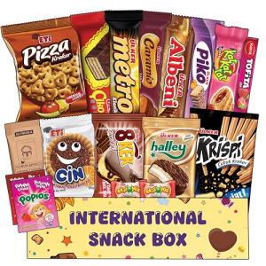 Global Snack Box with 14+ Unique Treats