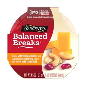 Balanced Breaks Snack Kit: Cheddar, Cashews, Cranberries
