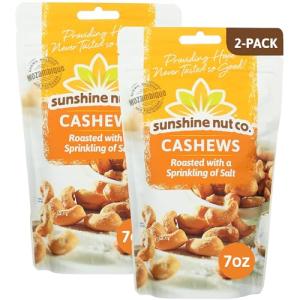 Lightly Salted Roasted Cashews - 2 Pack