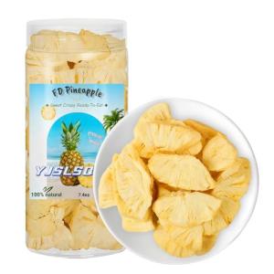 Crunchy Freeze-Dried Pineapple Chips - 7.4 oz
