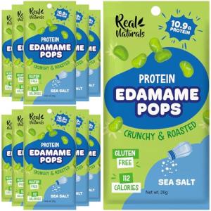 Sea Salt Roasted Edamame Beans - Protein Snack