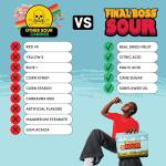 Final Boss Sour Candy Variety Pack – 18 Chews