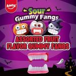 Gummy Vampire Teeth Candy - 32 Count Bag
