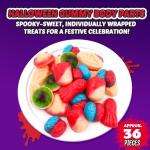 Spooky Gummy Body Parts for Halloween Fun