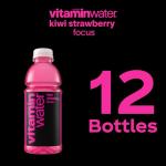 Vitaminwater Focus Kiwi-Strawberry, 12 Pack
