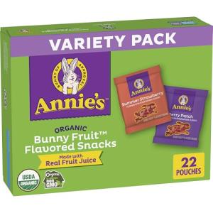 Annie's Organic Bunny Fruit Snacks Variety Pack