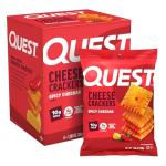 Quest Spicy Cheddar Cheese Crackers - 4 Count
