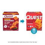 Quest Spicy Cheddar Cheese Crackers - 4 Count