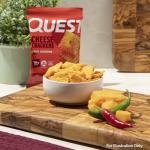 Quest Spicy Cheddar Cheese Crackers - 4 Count