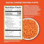 Nacho Cheese Protein Puffs - Keto Friendly Snack
