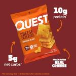 Quest Cheese Crackers - Cheddar Blast, Protein Snack