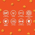 Nacho Cheese Protein Puffs - Keto Friendly Snack