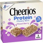 Cheerios Mixed Berry Protein Snack Bars - 5 Pack