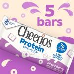 Cheerios Mixed Berry Protein Snack Bars - 5 Pack