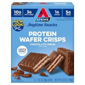 Atkins Chocolate Protein Wafer Crisps - Keto Snack