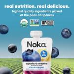 Noka Superfood Fruit Smoothie Pouches - Blueberry Acai