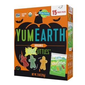 YumEarth Organic Halloween Sour Chewy Candy Snacks