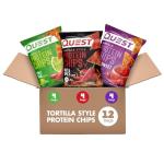 Quest Protein Chips Spicy Variety Pack, 12 Count