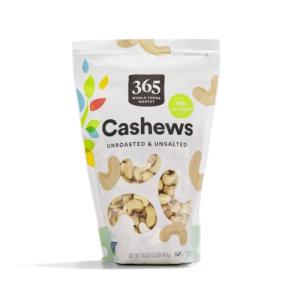 Whole Foods Market Raw Cashews, 16 Ounce