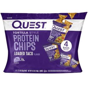 Quest Nutrition Loaded Taco Protein Chips – 19g Protein