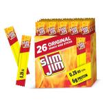 Slim Jim Original Flavor Meat Sticks, 26 Count