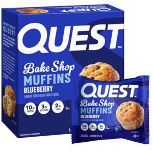 Quest Nutrition Blueberry Muffin Protein Snacks 4 Count