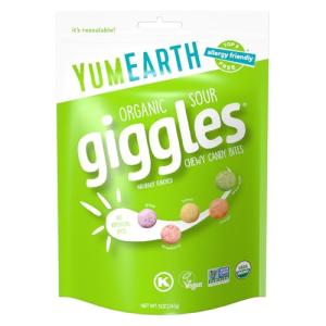 YumEarth Organic Sour Giggles Candy - Allergy Friendly