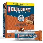 CLIF Builders Chocolate Peanut Butter Protein Bars - 12 Pack
